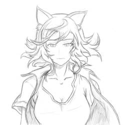 Sawari Neko Sketch