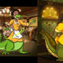 Tiana Gator Redraw - Comm