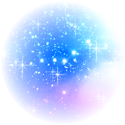 Glitter Blue Shadow PNG