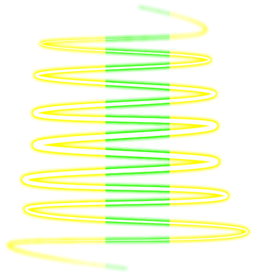 Green And Yellow Swirl PNG