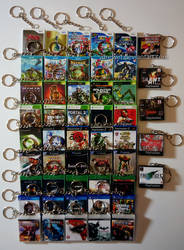 Videogames Keychains examples