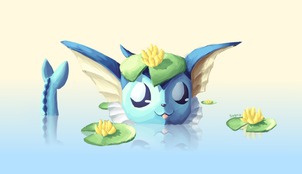 Lily Pad Vaporeon By Thesagnip On Deviantart Lily Pad Vaporeon By Thesagnip On Deviantart