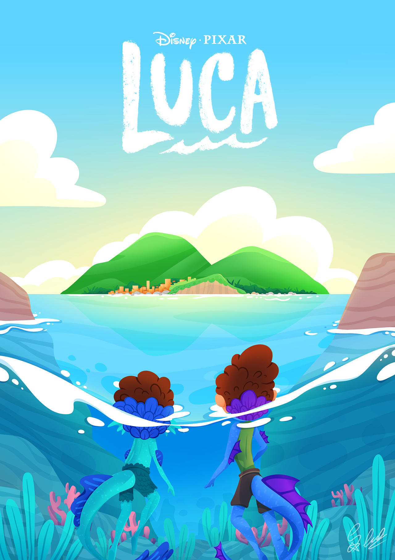 Luca Ad Luca Poster by JKMeiLinh on DeviantArt