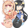 Pig Gijinkas Sisters