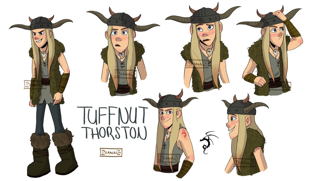 Character Tuffnut Tuffnut Reference Sheet by DianaGJ on DeviantArt