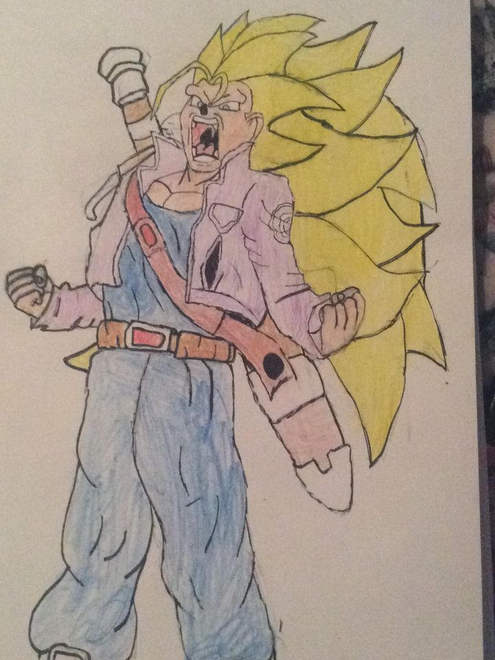 Super Saiyan 3 Trunks (Transforming) by Irish1guy on DeviantArt