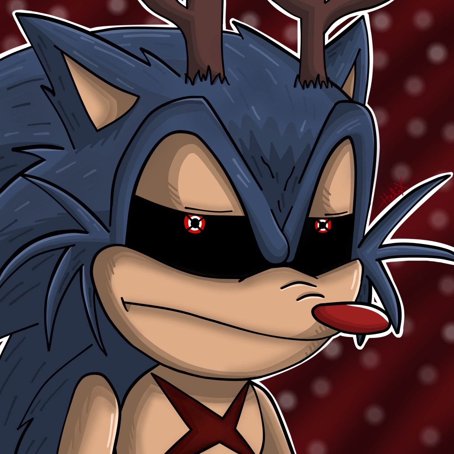 Sonic.exe - Lord X by Demistasis on DeviantArt