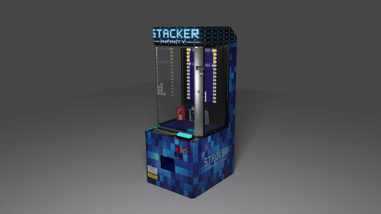 3D Stacker arcade machine by Aleksandeeer3D on DeviantArt