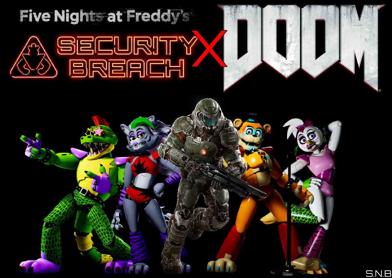 Security Breach X DOOM by SuperNaturalBoden on DeviantArt