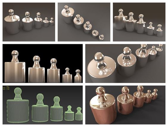 Model For Simple Weight Scale Weights 3d model by karim20222 on DeviantArt