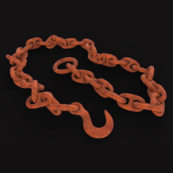 Rusty Chain 3D Model by karim20222 on DeviantArt