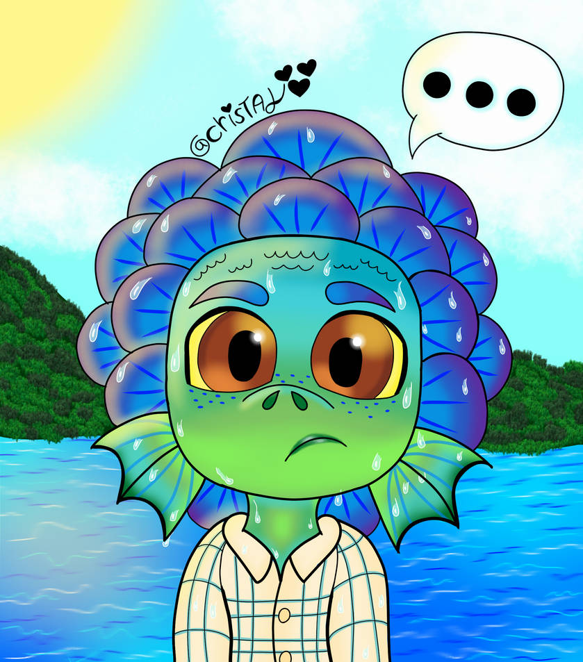 Luca sea monster -by: cristal by Cristaledits17 on DeviantArt