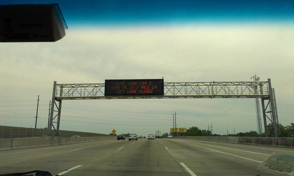 Variable Message Sign by DavesRoadPics on DeviantArt