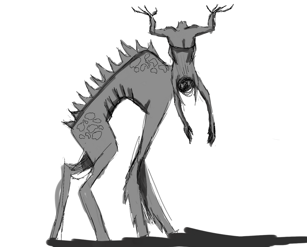 The creature from the ritual by fluffmasta on DeviantArt