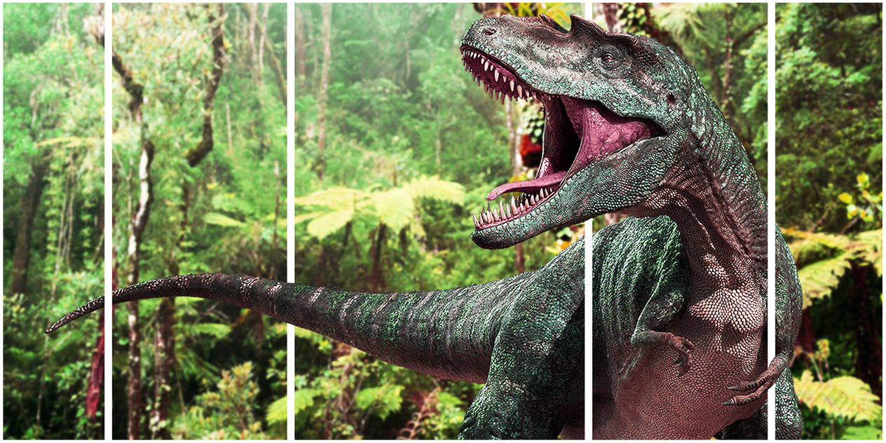 3D Dinosaur Illusion by PixelatedSailor on DeviantArt
