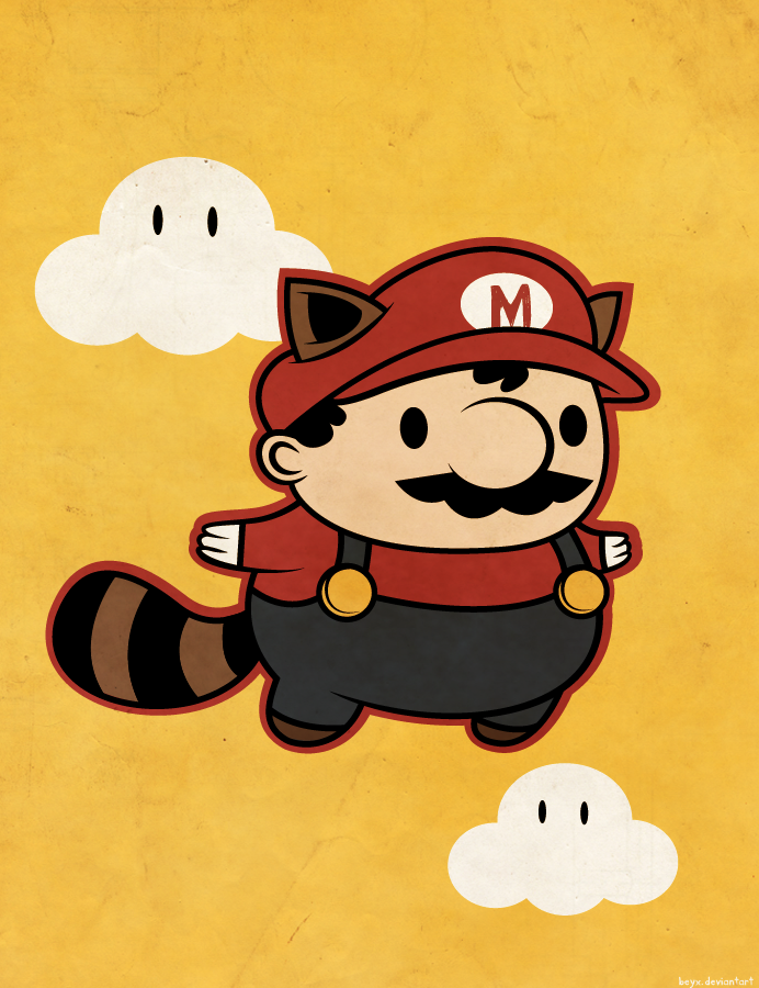 Raccoon Mario