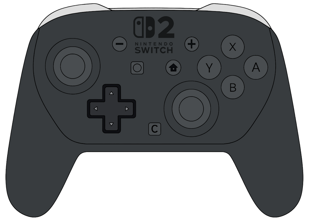 Switch Controller Layout Base Nintendo Switch 2 Pro Controller Base by LycanRaptor on DeviantArt