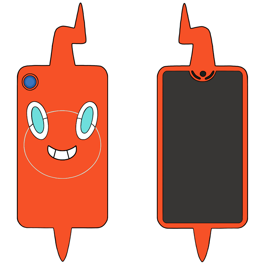 Phone Base Deviantart Rotom Phone Base by LycanRaptor on DeviantArt