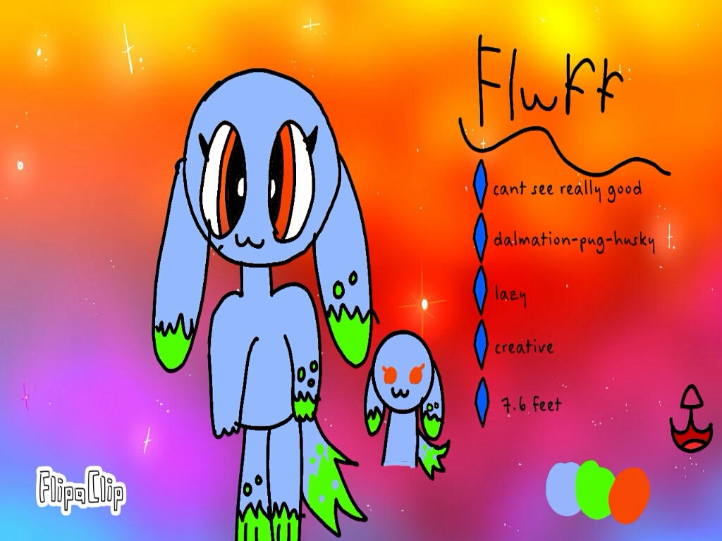 Fluff Reference Sheet 2016 by FlooflyPoogle on DeviantArt