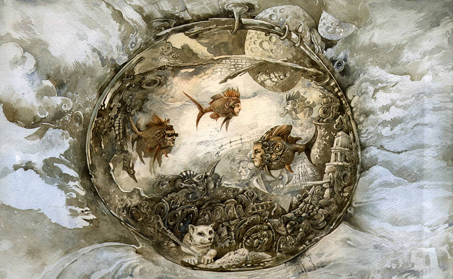 The World in Drop by artfactotum The World in Drop by artfactotum