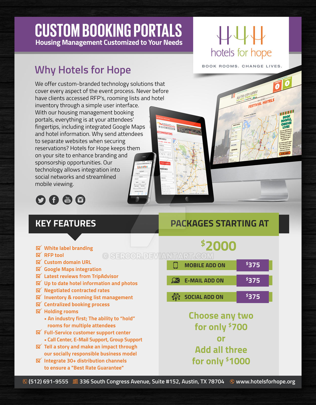 Hotels for hope