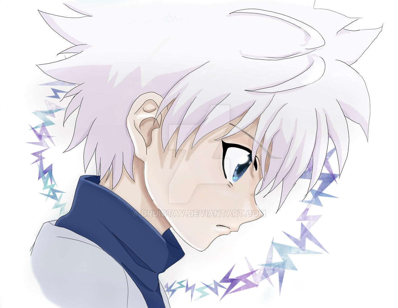 Killua hxh by DruidTav on DeviantArt