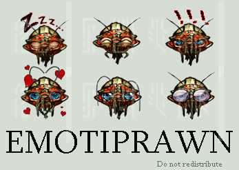 Emotiprawns Set 1