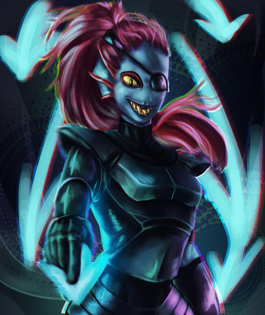 Undyne by Janonna-art on DeviantArt