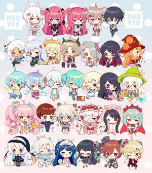 Feb Cupcake Chibis