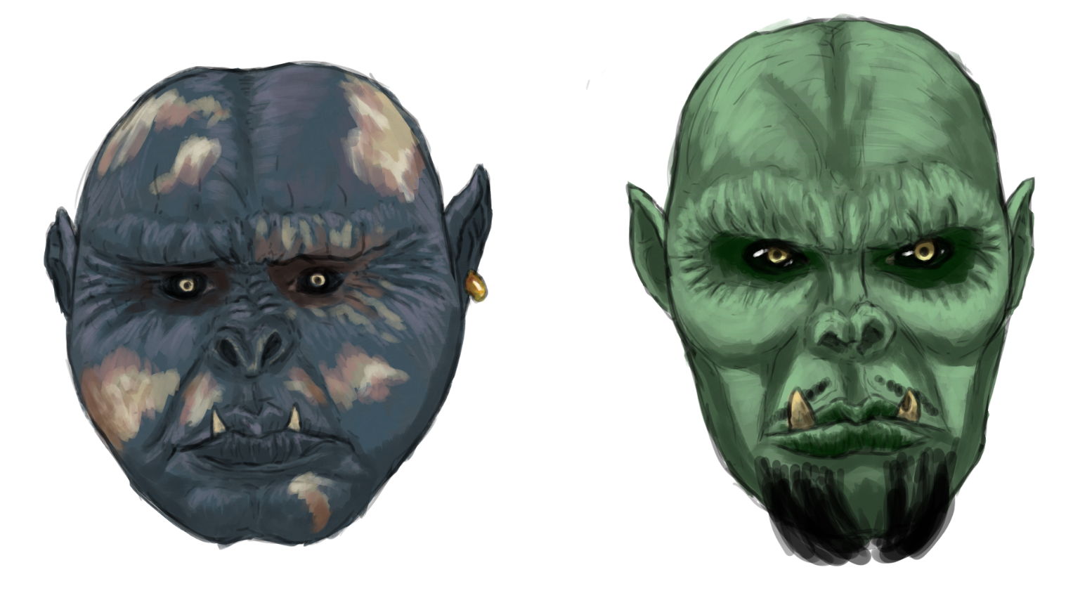 Orc concept designs by kingrexy on DeviantArt