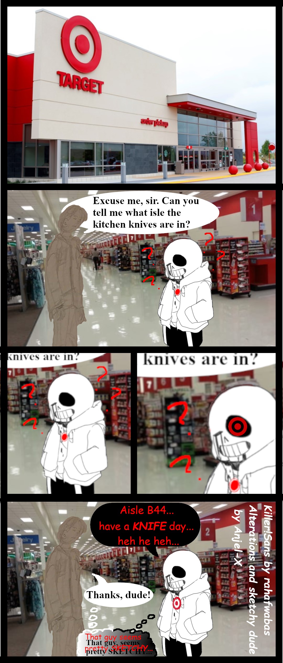 Killer!Sans is TARGETed by Anjel-X on DeviantArt