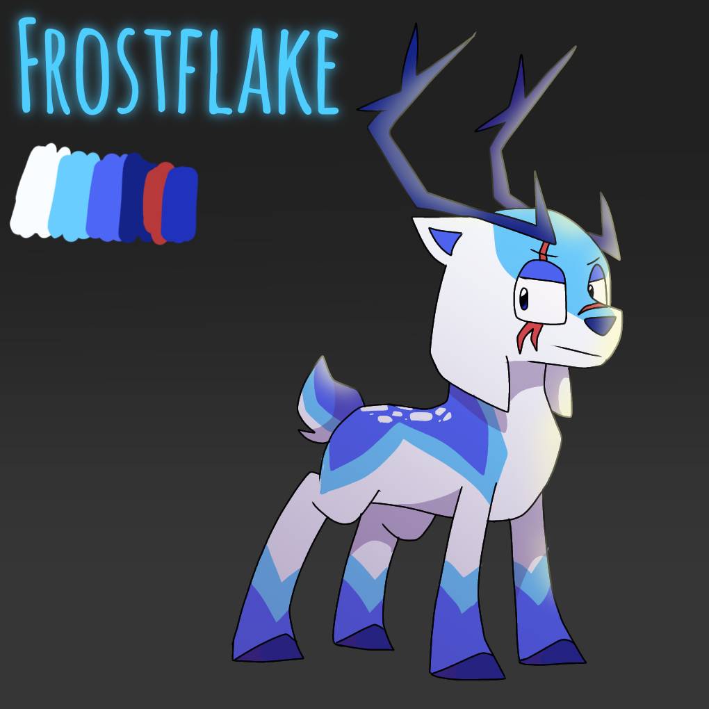 Frostflake ref by Snow-floxy on DeviantArt