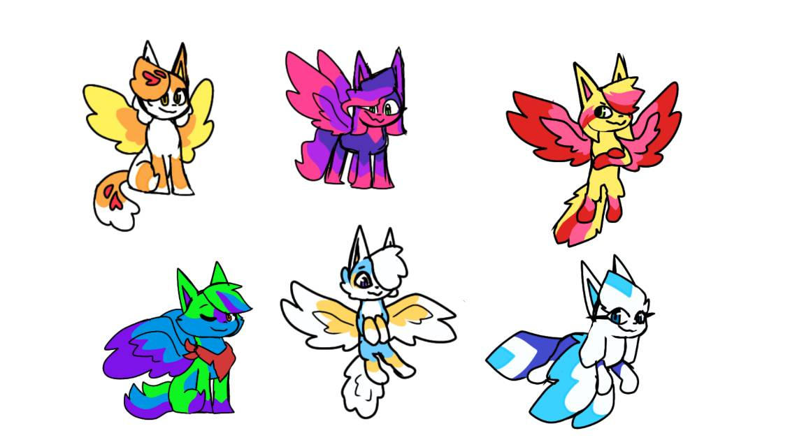 Some flox designs by Snow-floxy on DeviantArt