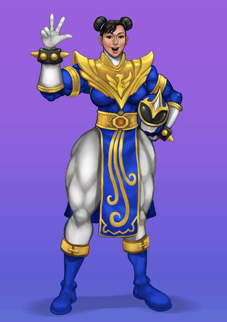 Q Ranger Phoenix Chun-li (Blue Phoenix Ranger) by CrimsonFlamingo on DeviantArt