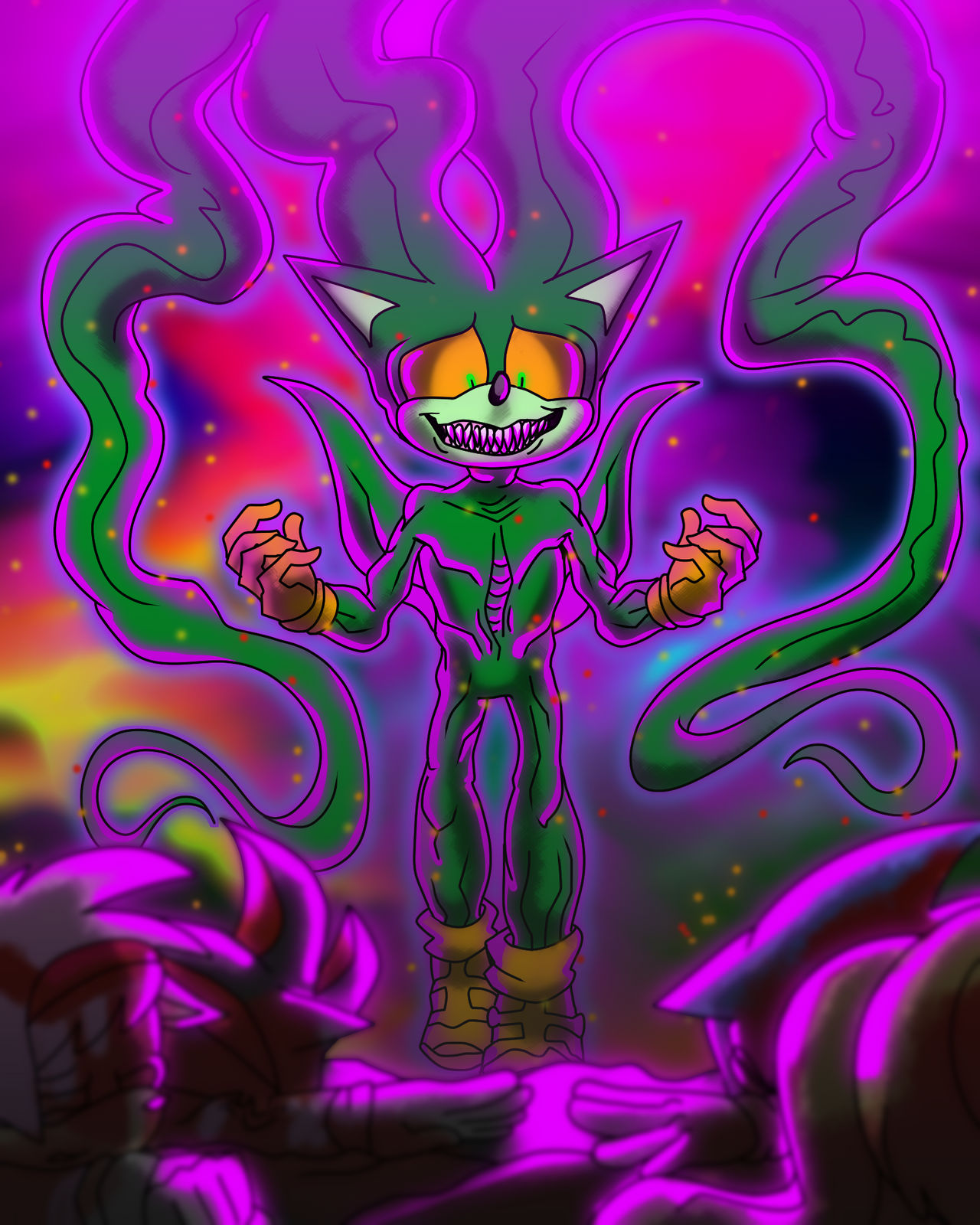 Alone at the edge of a universe humming a tune by roradraws on DeviantArt