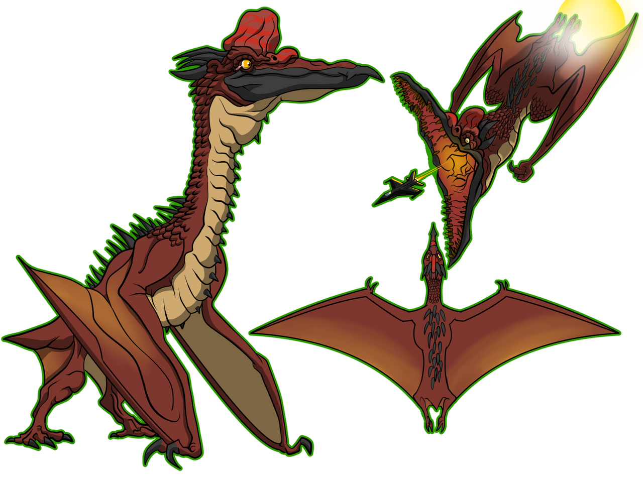 Rodan Red Sign God's Abomination: Rodan by roradraws on DeviantArt