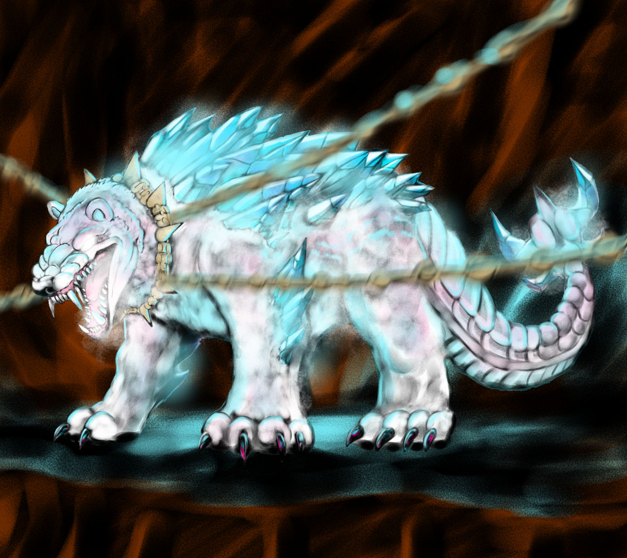 Polar Bear-Dragon Shimo Redesign by roradraws on DeviantArt