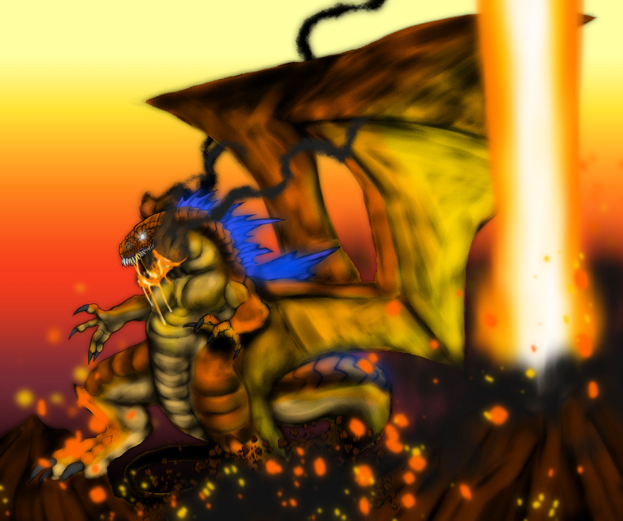 Infurnus Raging Infernicus: 200 Watcher Raffle Winner Prize by roradraws on DeviantArt