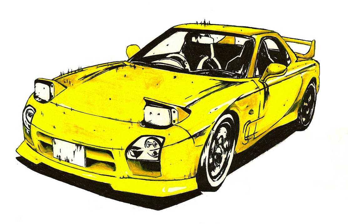 Red Cartoon Rx7 RX-7 by Nme666 on DeviantArt