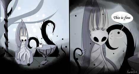 Hollow Knight- Pale King with the Void