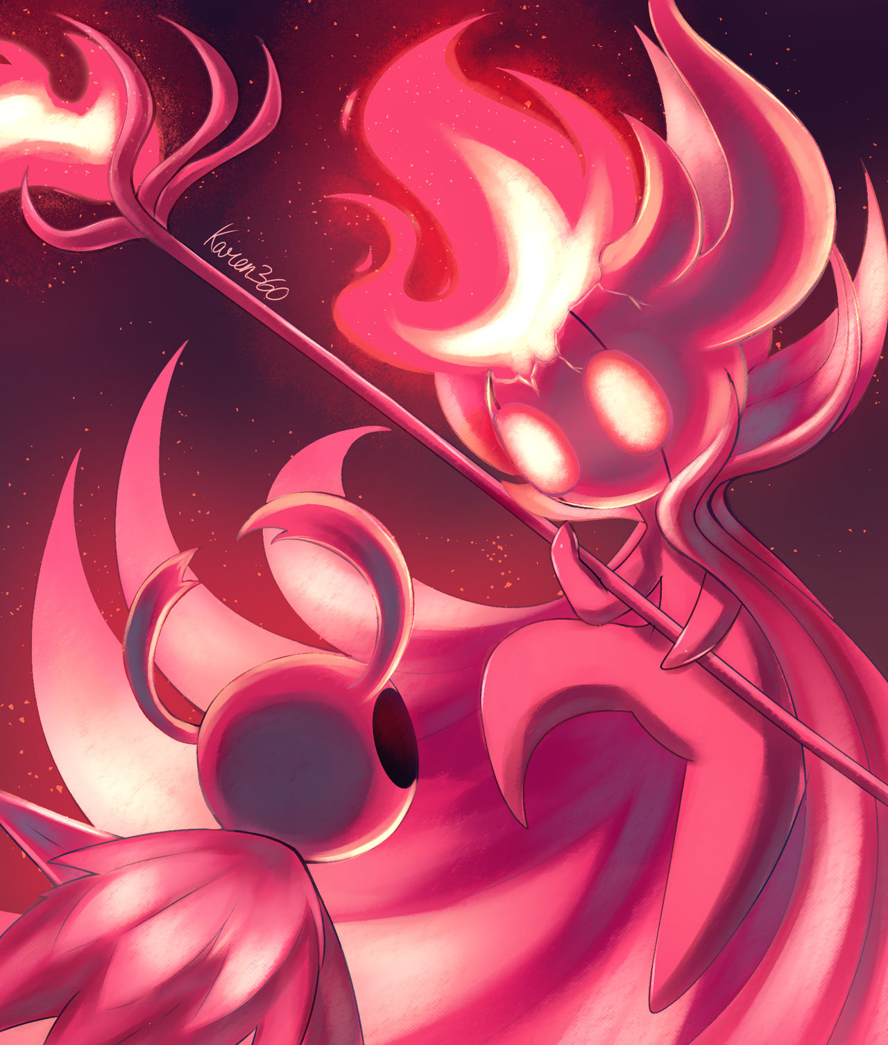 Hollow Knight Nighmare Lost Kin Fight V2 by Karen360 on DeviantArt
