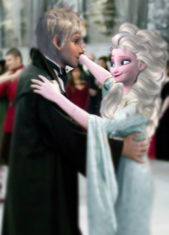 Jack Frost and Queen Elsa