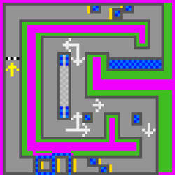 Super Mario Kart Plus-Castle Courtyard Map