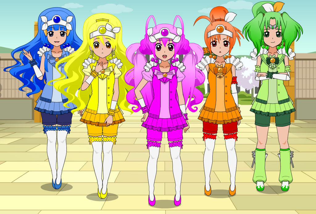 Smile! Pretty Cure/Glitter Force, Ready for Action