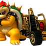 Bowser with the Team Cortex Kart