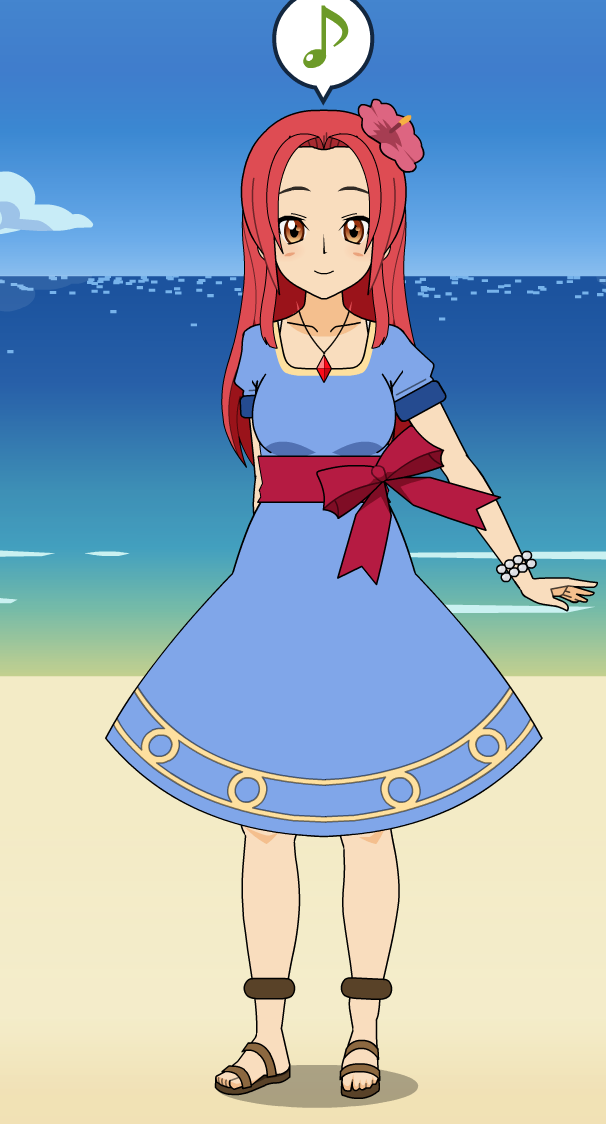 Marin (Link's Awakening) in Kisekae by MegaToon1234 on DeviantArt