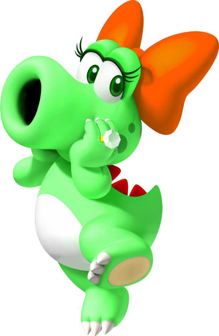 MKT Green Birdo Render by MegaToon1234 on DeviantArt