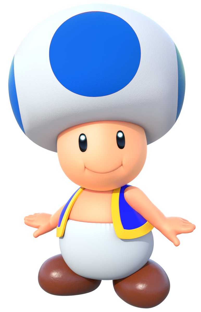 MKT Blue Toad Render by MegaToon1234 on DeviantArt