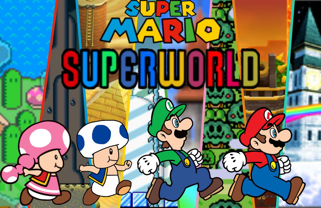 Super Mario Super World Poster By Megatoon1234 On Deviantart