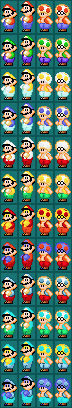 SMLSMB4 Playable Character Palettes